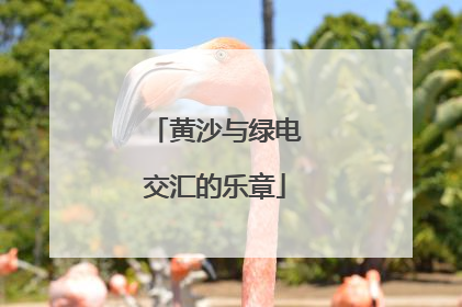 黄沙与绿电交汇的乐章