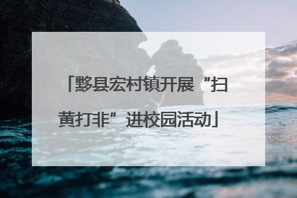 黟县宏村镇开展“扫黄打非”进校园活动
