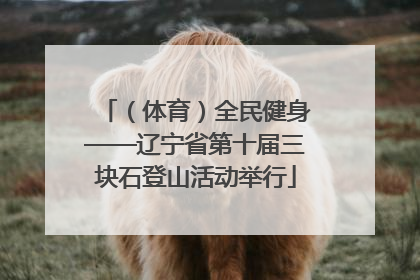 （体育）全民健身——辽宁省第十届三块石登山活动举行