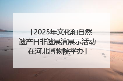2025年文化和自然遗产日非遗展演展示活动在河北博物院举办